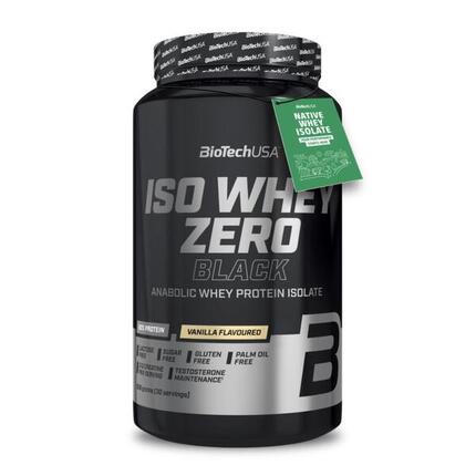 Iso Whey Zero Black proteína en polvo 908gr. Fresa BioTech USA