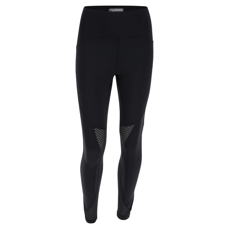 Legging 7/8 avec poche téléphone femme – 120 noir - Noir - Domyos