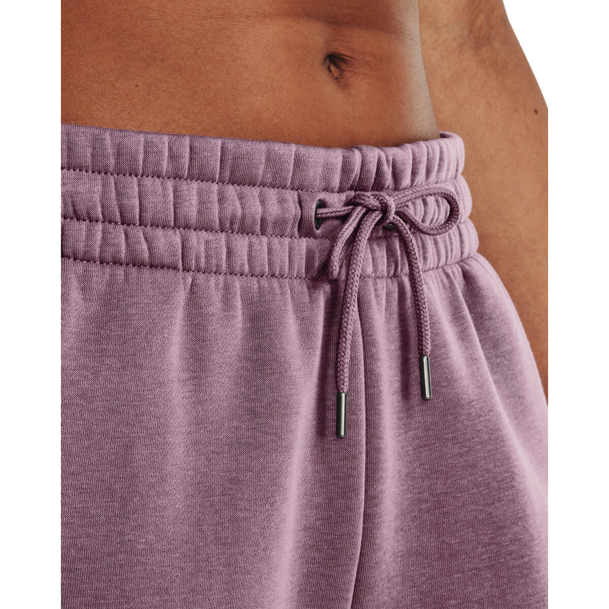 Hose Under Armour Essential Fleece Joggers, Lila, Damen 4/4