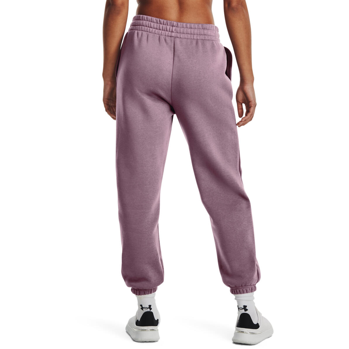 Hose Under Armour Essential Fleece Joggers, Lila, Damen 2/4