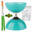 Diabolo Beach met lager - Turquoise + aluminium stokken groen + 5 m touw