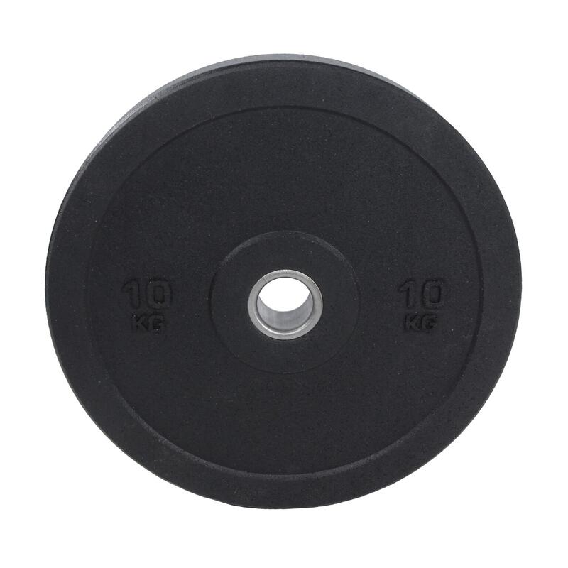 Placa de pesas olímpicas Hi-Temp - Placa protectora - 50 mm - 10 kg - Negro