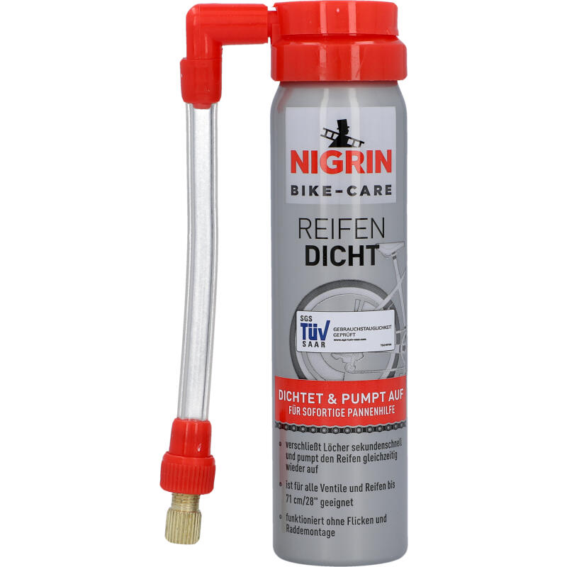 NIGRIN BIKE-CARE E-Bike- und Fahrrad Reifen-Dicht 75ml