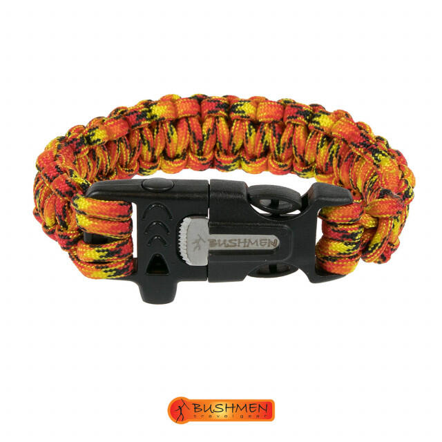 Bratara de supravietuire 3m din paracord Fire Bushmen