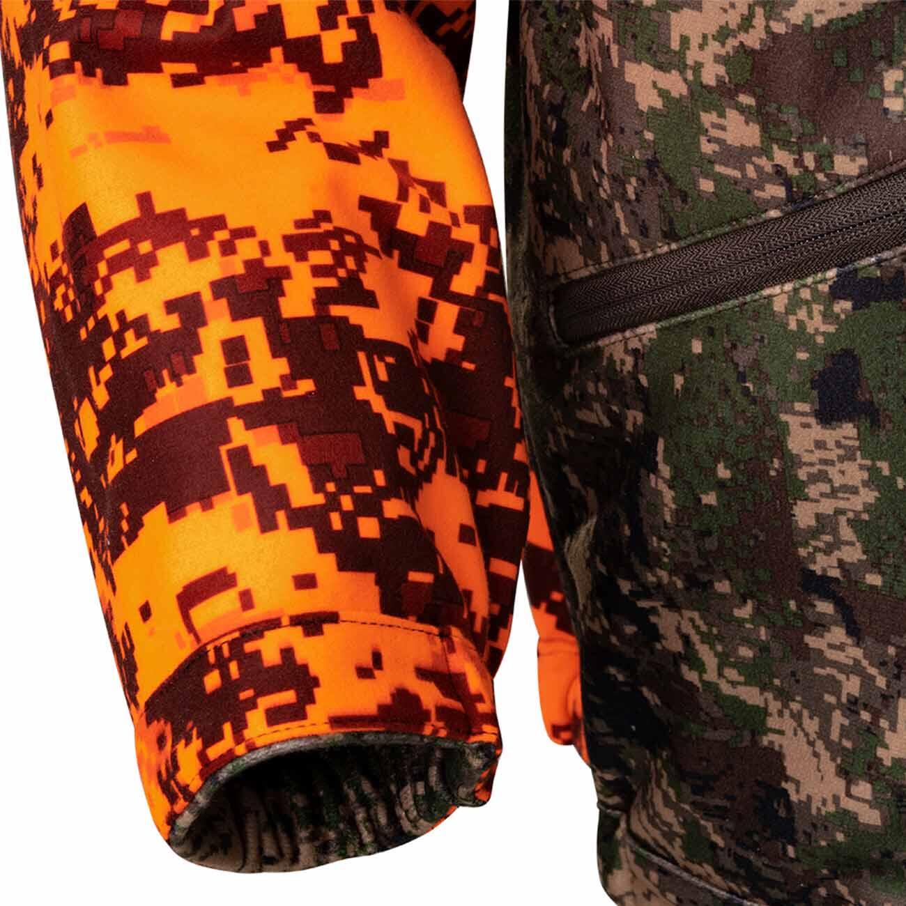 Chaqueta de Caza Chiruca Axe 08 Reversible Verde Naranja 5/5