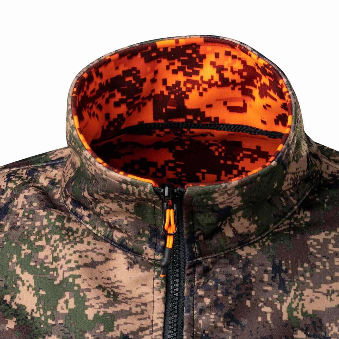 Chaqueta de Caza Chiruca Axe 08 Reversible Verde Naranja 4/5