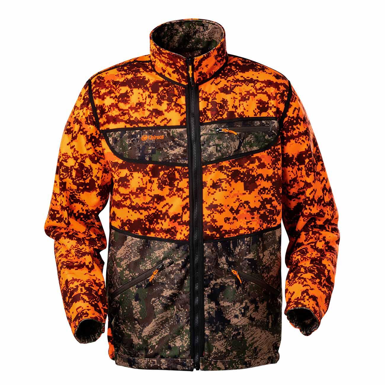 Chaqueta de Caza Chiruca Axe 08 Reversible Verde Naranja 2/5