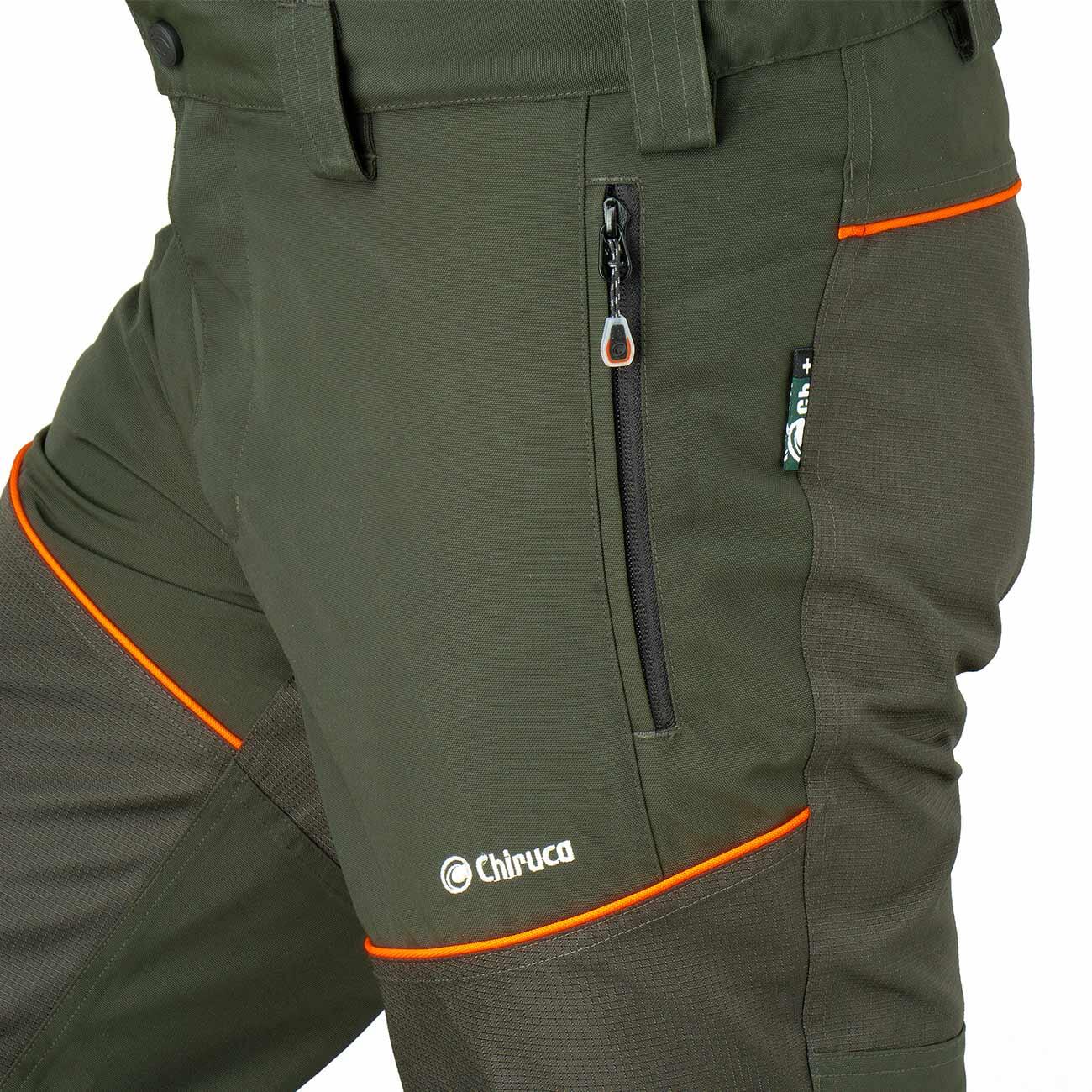 Pantalón de Caza Chiruca Ebbe 01 CH+ Rip Stop Verde 2/3