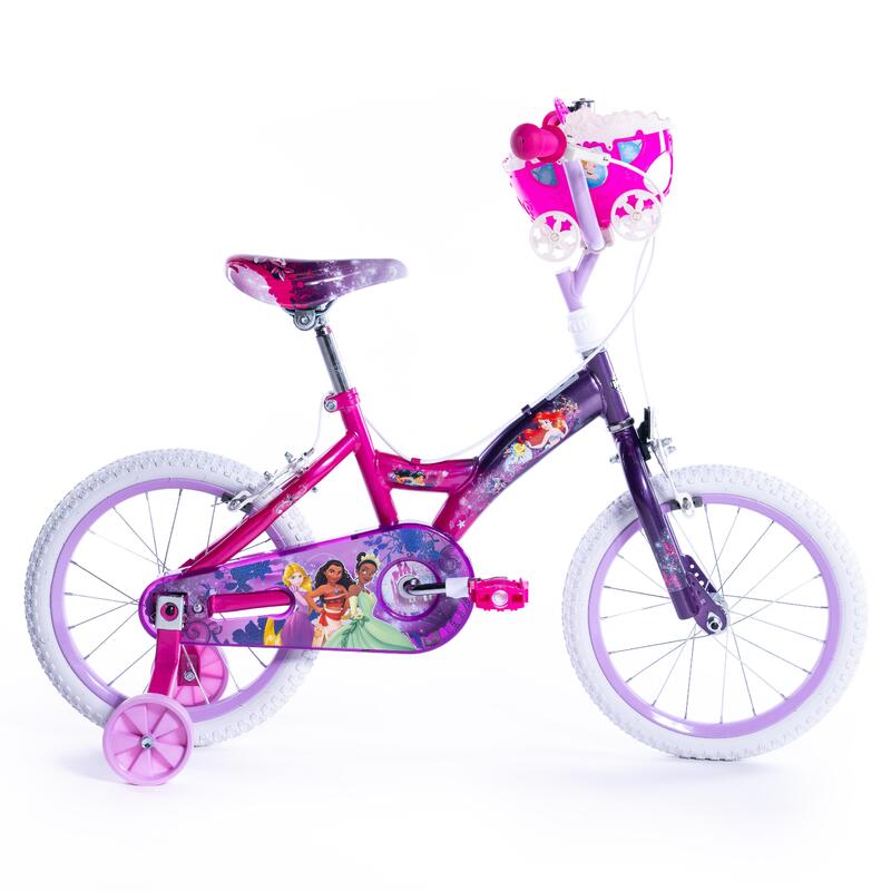 Vélo Huffy Disney Princess - 5-7 ans - Roues latérales incluses