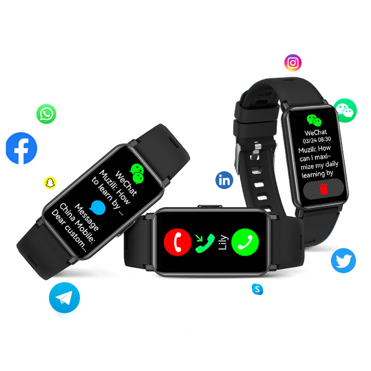 Activity Tracker Band AT806 - Sport - Wellness - GPS - Waterdicht 5/7