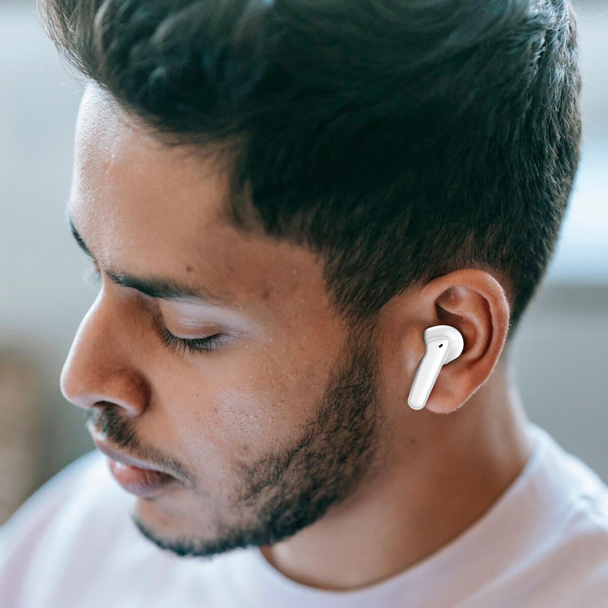 Auriculares Bluetooth PRIXTON TWS158 ANC + ENC - Blanco 5/7