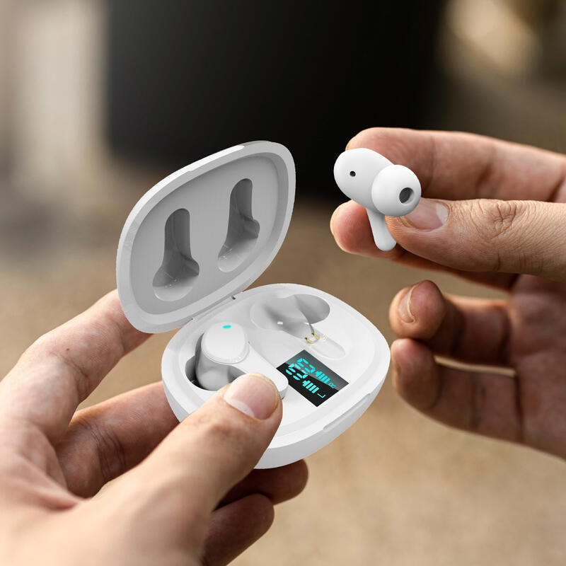 Écouteurs Bluetooth TWS159 - Fonction ANC+ENC - Blanc