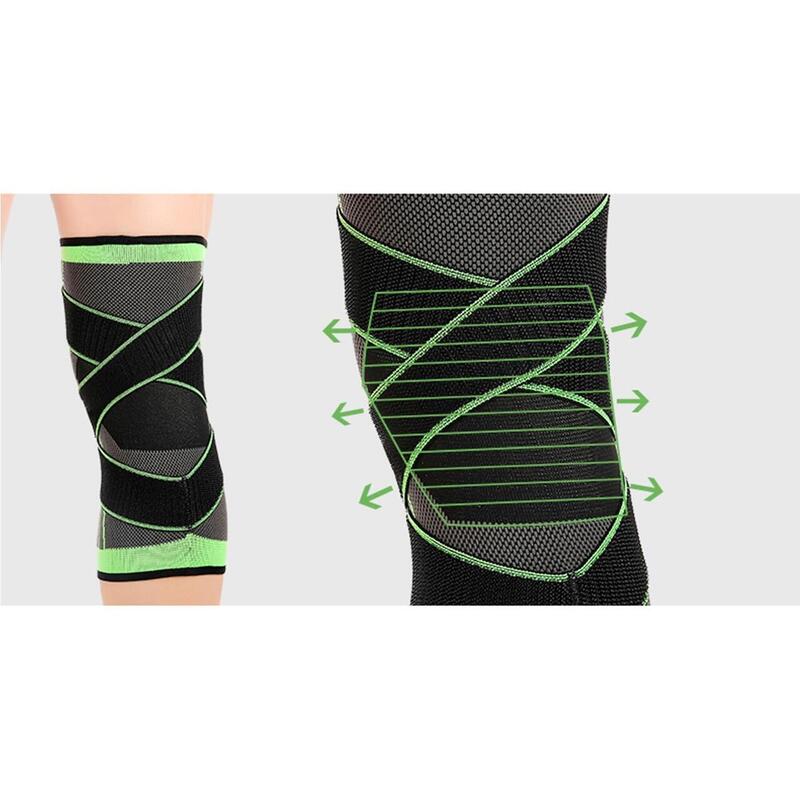 Genunchiera elastica cu bretele reglabile pentru sport sau dureri articulare