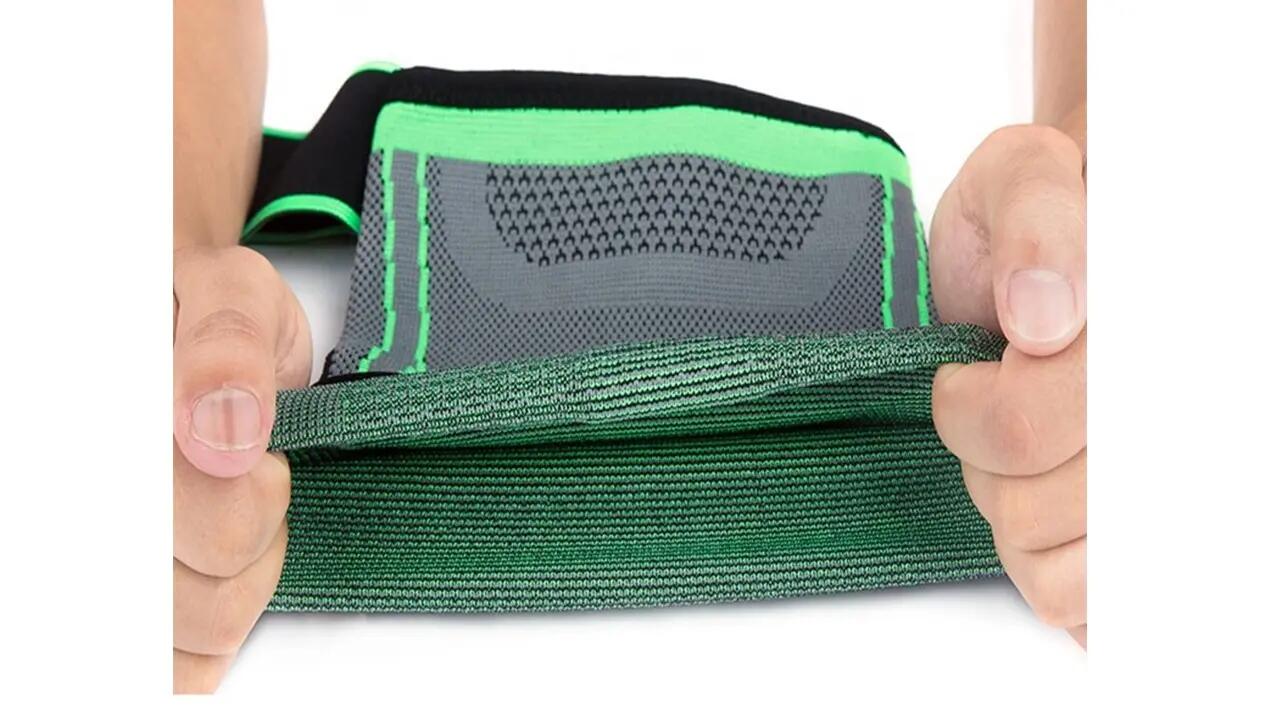Orteza elastica cu bretele reglabile Spowerts pentru sport sau dureri articulare 3/7