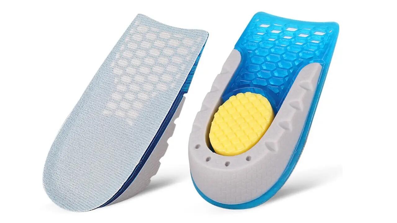 2 db-os 3,5 cm-es magasságnövelő talpbetét készlet, antiallergén szilikon gélből 2/4