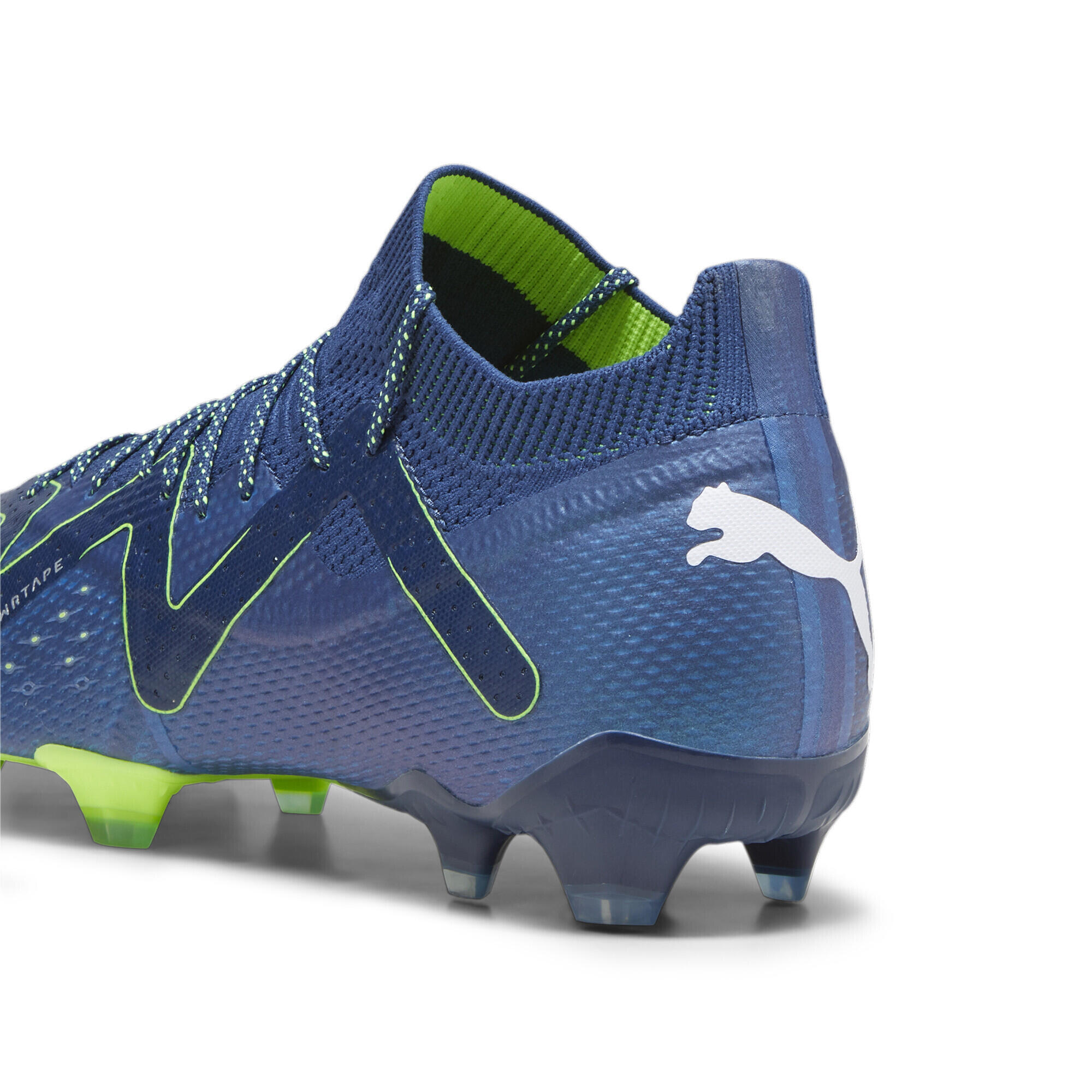 FUTURE ULTIMATE FG/AG Fußballschuhe Herren PUMA Persian Blue White Pro Green 5/7