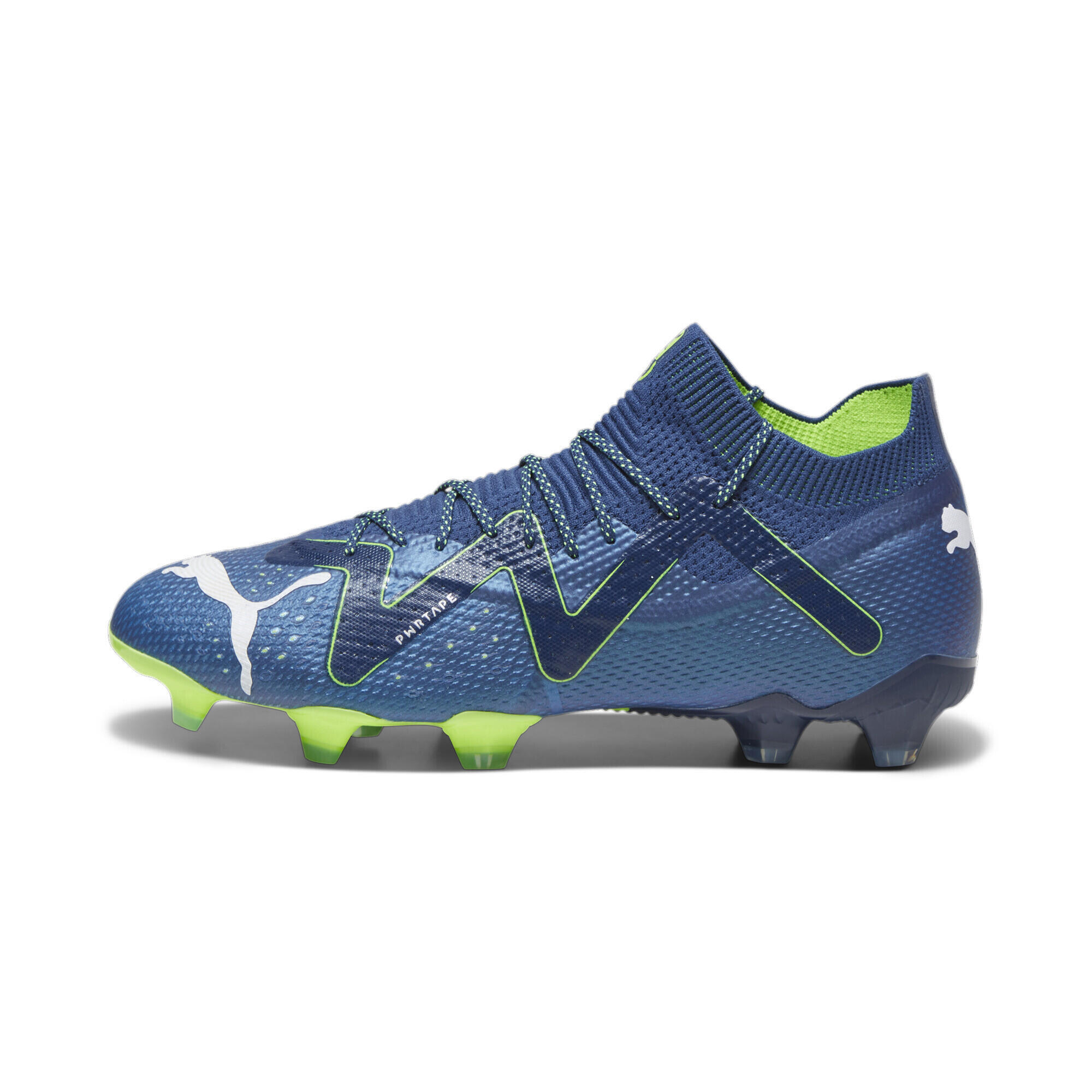 FUTURE ULTIMATE FG/AG Fußballschuhe Herren PUMA Persian Blue White Pro Green 6/7