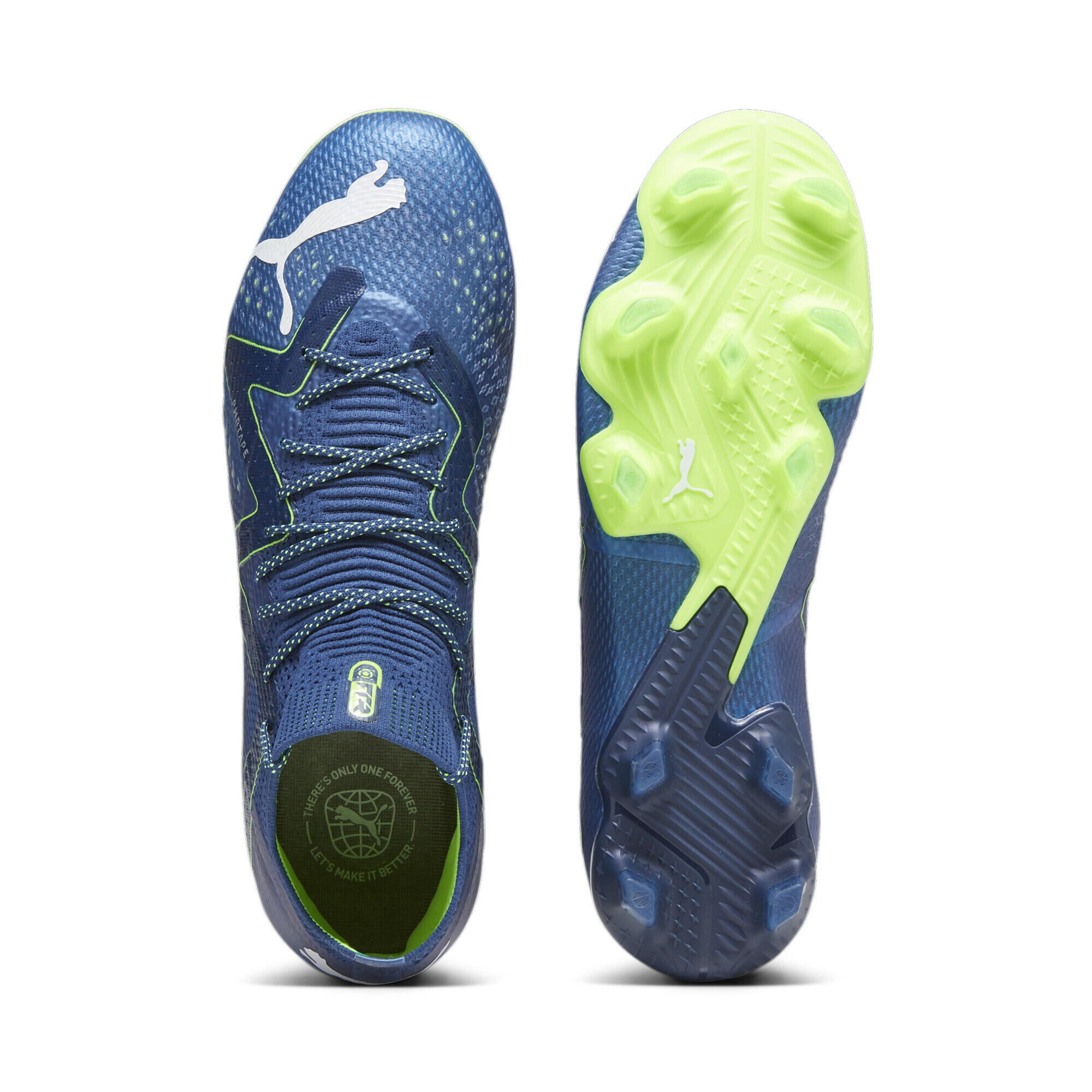 FUTURE ULTIMATE FG/AG Fußballschuhe Herren PUMA Persian Blue White Pro Green 7/7