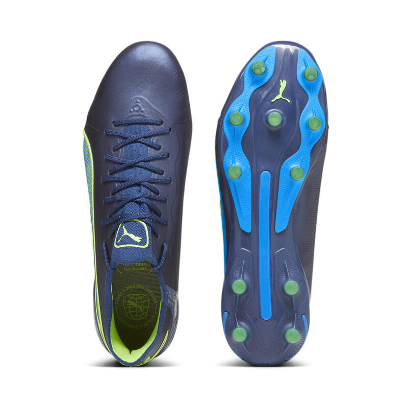 KING ULTIMATE FG/AG Fußballschuhe Herren PUMA Persian Blue Pro Green Ultra