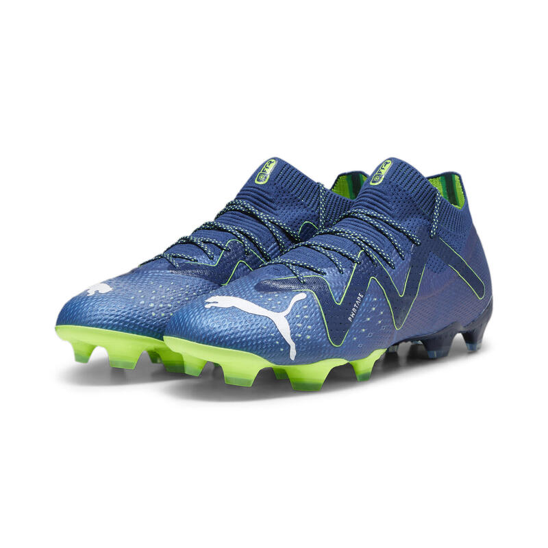 Scarpe da calcio FUTURE ULTIMATE FG/AG da uomo PUMA Persian Blue White Pro Green