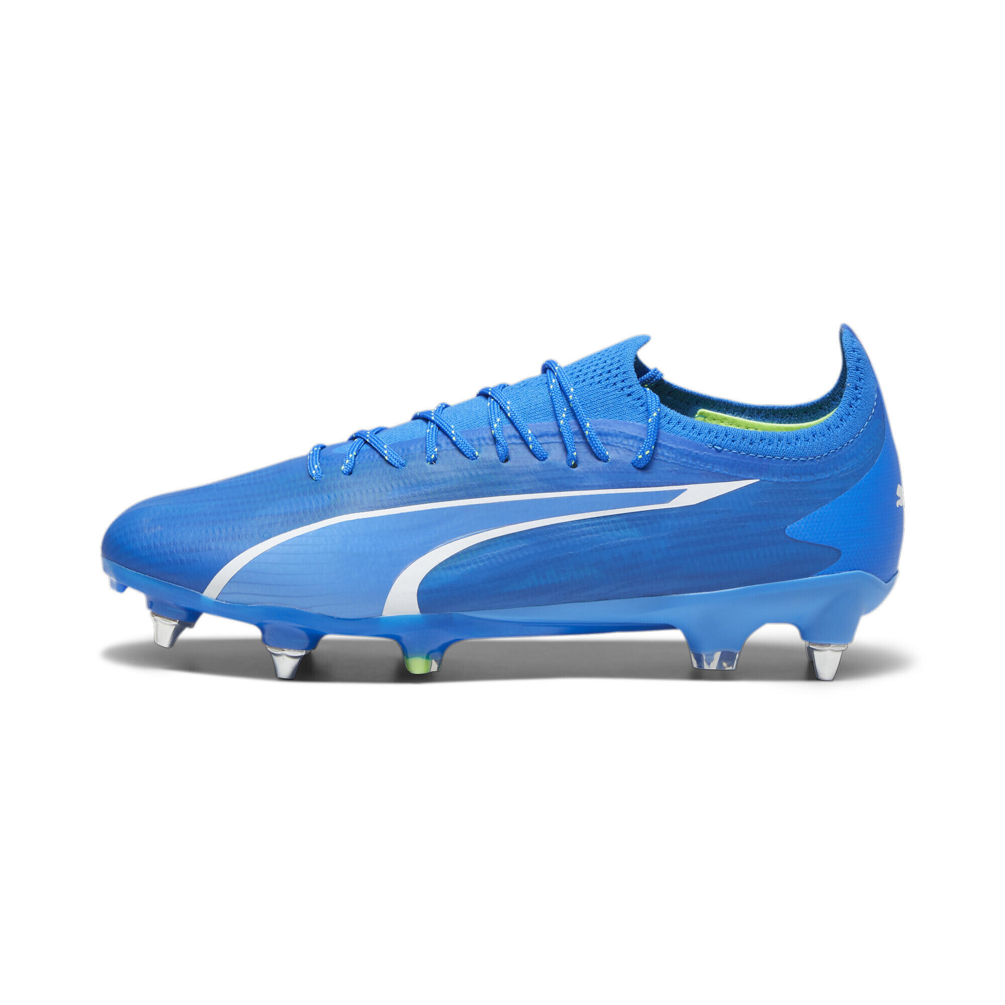 ULTRA ULTIMATE MxSG Fußballschuhe Herren PUMA Ultra Blue White Pro Green 5/7