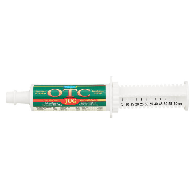 Electrolitos, aminoácidos y vitaminas en pasta OTC™ Jug para caballos 60ml
