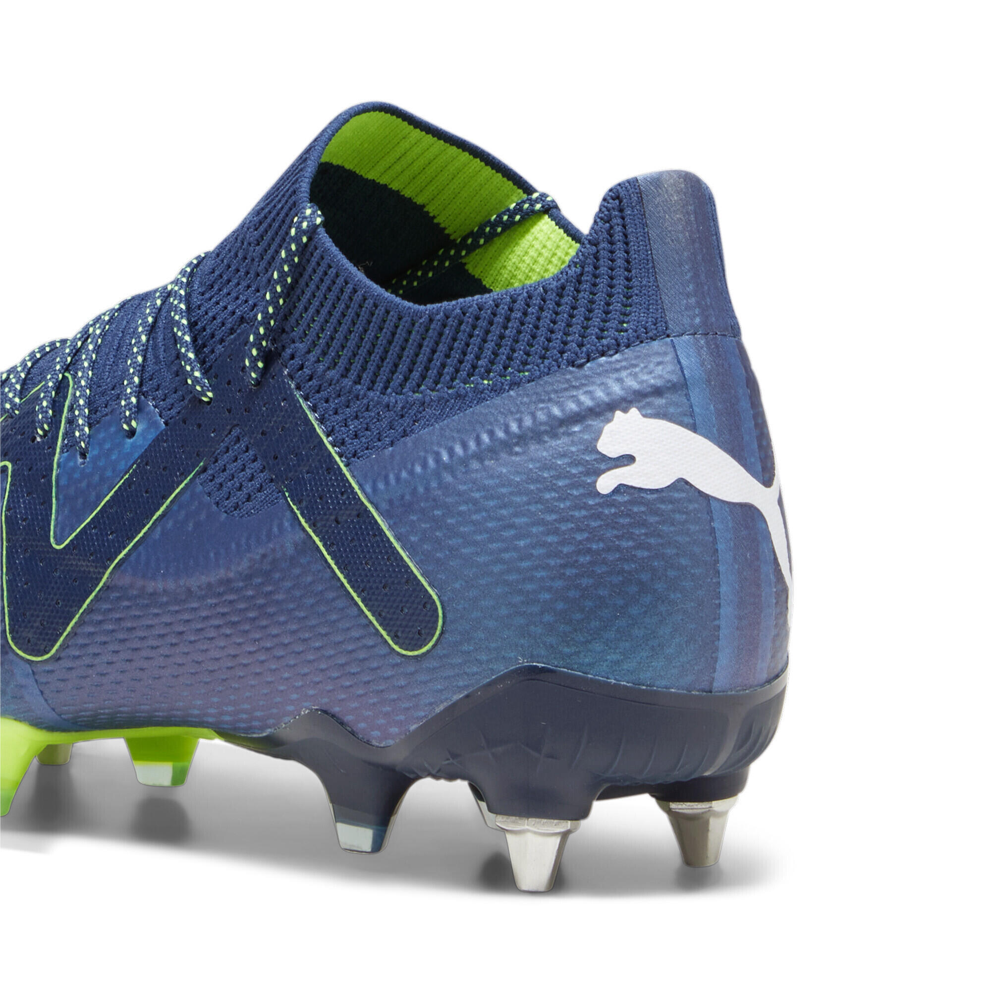 Scarpe da calcio FUTURE ULTIMATE MxSG da uomo PUMA Persian Blue White Pro Green 4/7