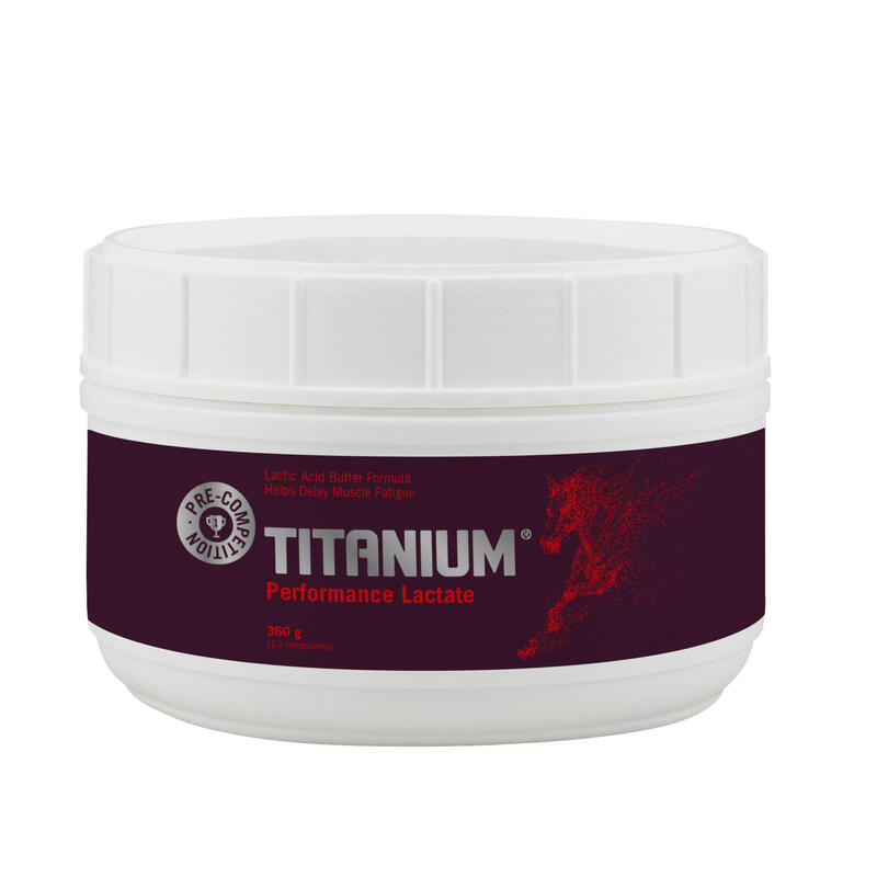 TITANIUM® Performance Lactate 360g, para rendimento e recuperação muscular.