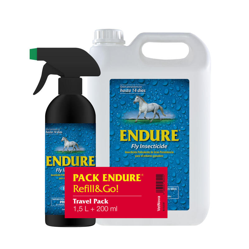 Insecticida polivalente ENDURE® Refill&Gopara caballos 1,5l + 200ml