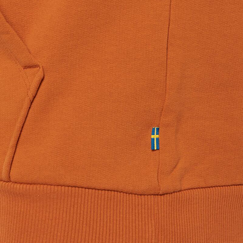 Fjällräven Logo Hoodie M férfi kapucnis pulóver - narancssárga