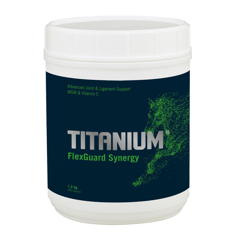TITANIUM® FlexGuard Synergy 1,2 kg, vertraagt spierveroudering.