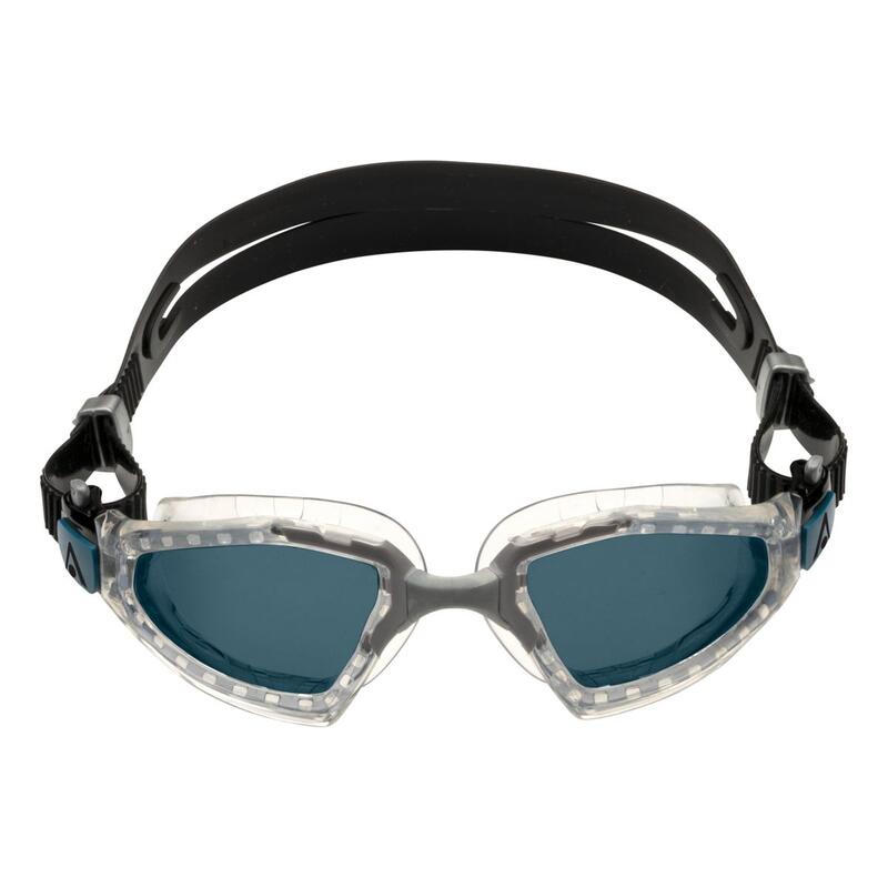 Schwimmbrille getönt, riesiges Sichtfeld, Freiwasser Unisex - Kayenne Pro