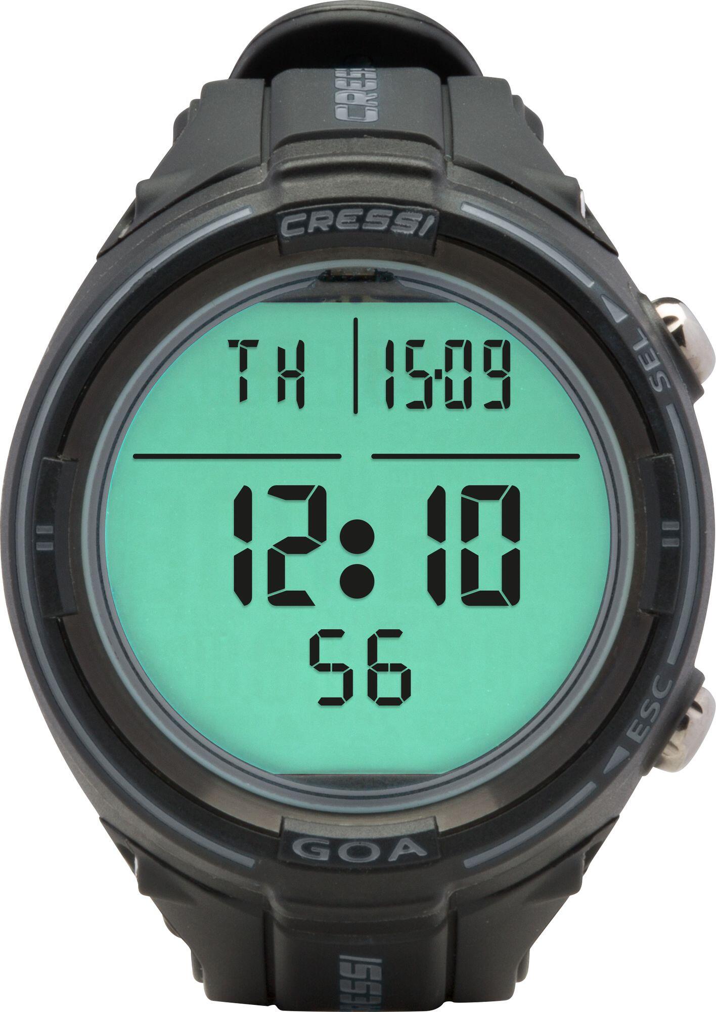 CRESSI GOA orologio/computer per immersioni Nero/Grigio