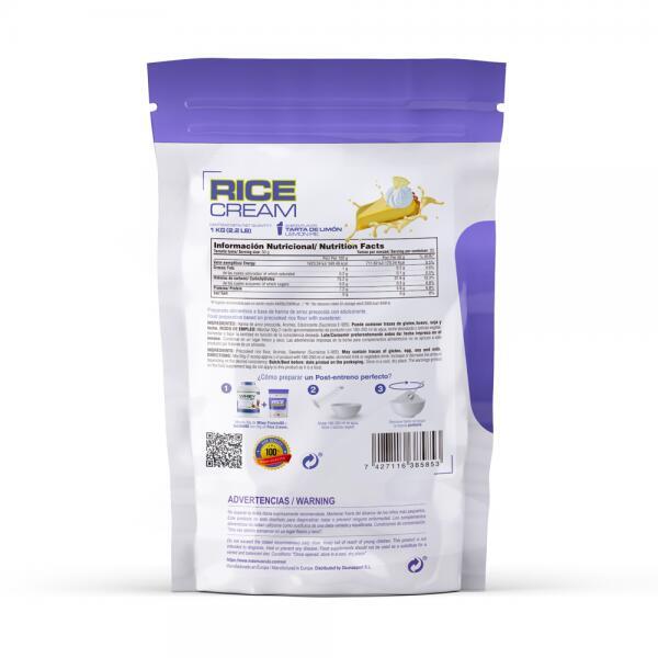 Rice Cream (Crema de Arroz Precocida) - 1Kg Pastel de Limón de MM Supplements