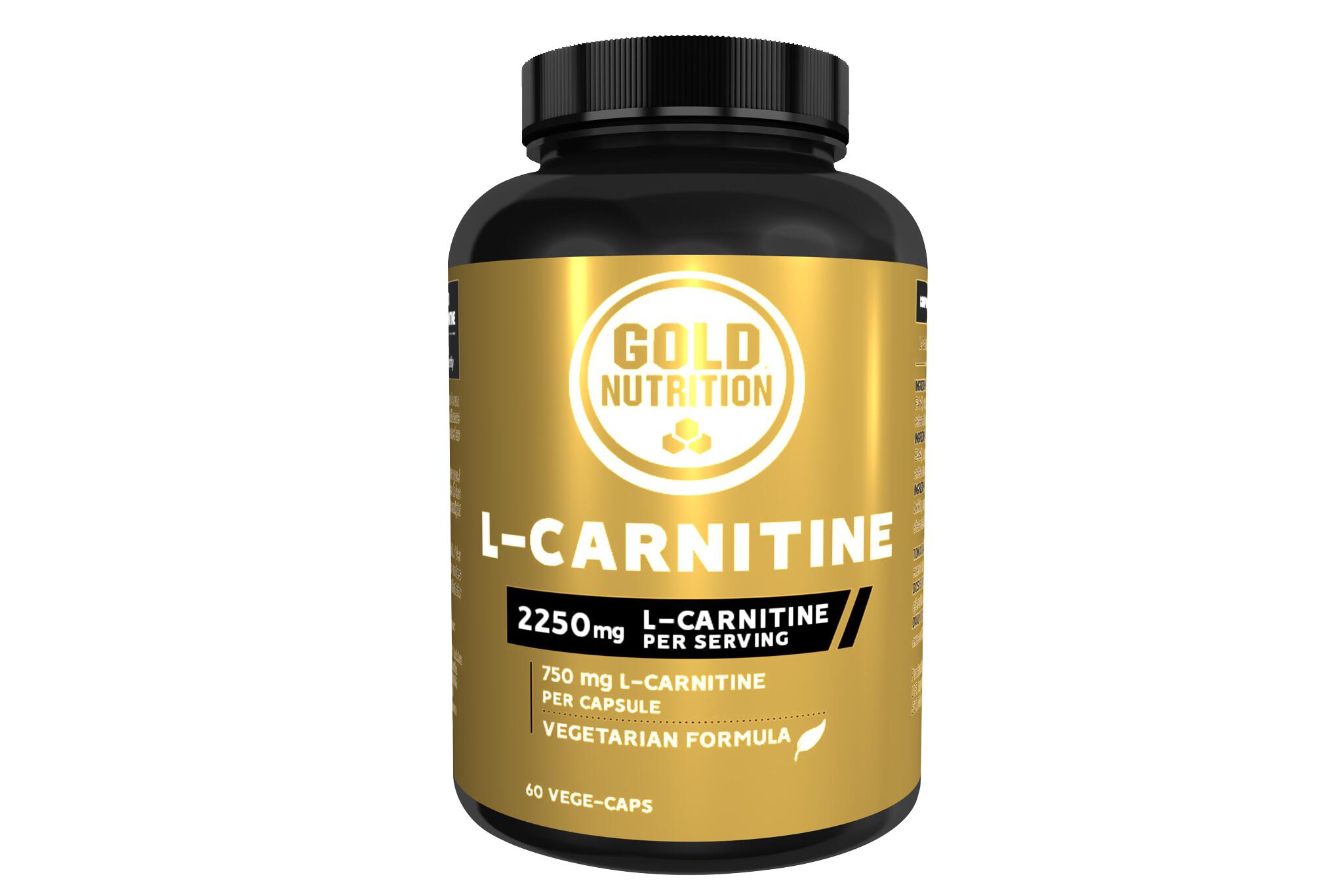 GOLD NUTRITION QUEIMADOR DE GORDURA L-CARNITINE 750 MG - 60 CAPS