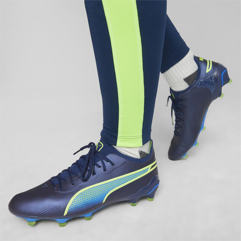 Scarpe da calcio KING ULTIMATE FG/AG da donna PUMA Persian Blue Pro Green Ultra