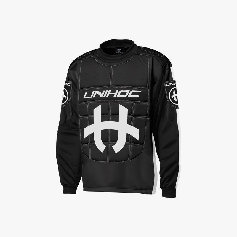 Florbalový brankářský dres Unihoc Shield Black/White