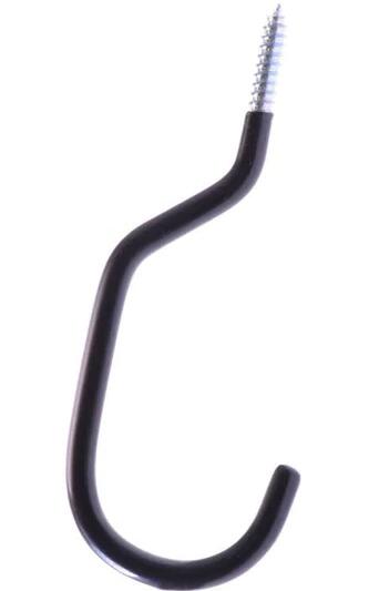 Set ganci a soffitto Edge per bici - nero. 2/3