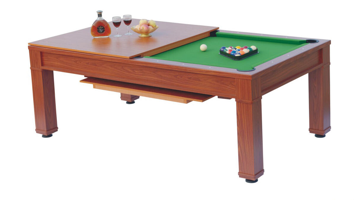 JOHN WEST Tavolo da biliardo americano Comedor 6ft, incluso copertura a 2 pezzi