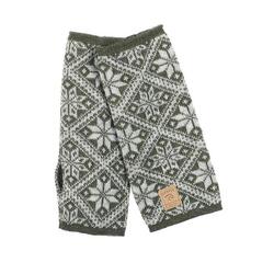 Chauffe-mains en laine tricotée Freya Loden Green - Taille unique - vert foncé