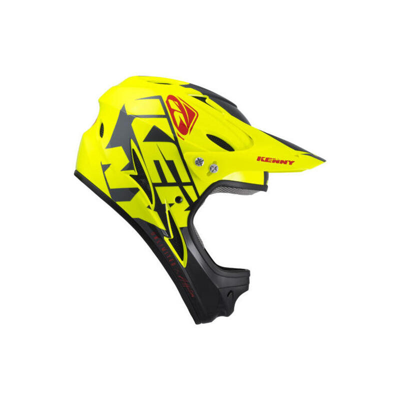 Casque Intégral Kenny Down Hill Graphic Jaune Fluo / Argent