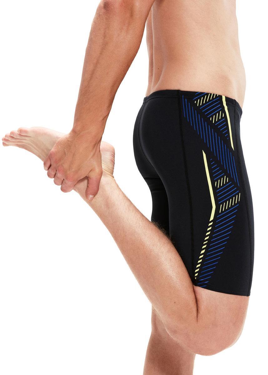 Men's Tech Panel Jammer Black/Blue 4/6