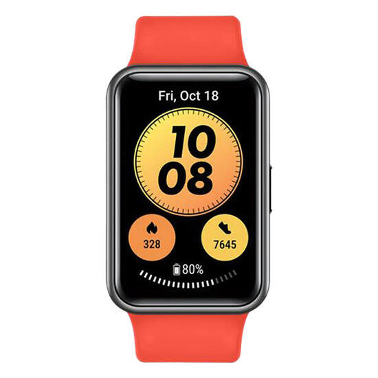 Montre Connecté Cardio Multisports- WATCH FIT NEW RED