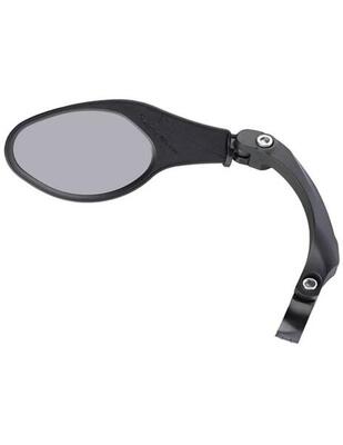 Mirage Specchio Manubrio Uno sinistro 9 cm nero
