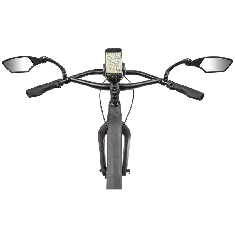 M-Wave miroir de vélo gauche 110 x 55 mm noir