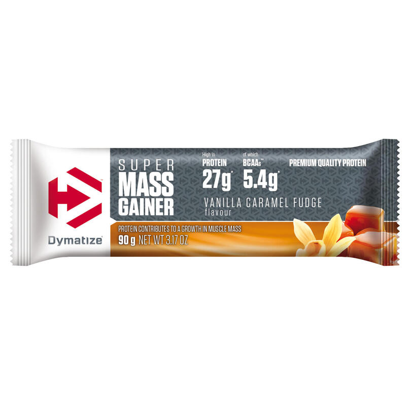 Dymatize Super Mass Gainer Bar Vanilla Caramel Fudge - Weight-Gainer Riegel