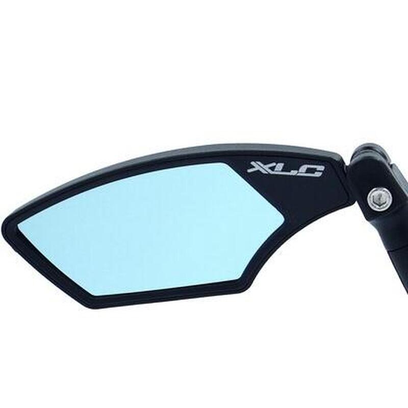 Espelho hd azul cristal esquerdo com fixação interna para guiador XLC mr-k23