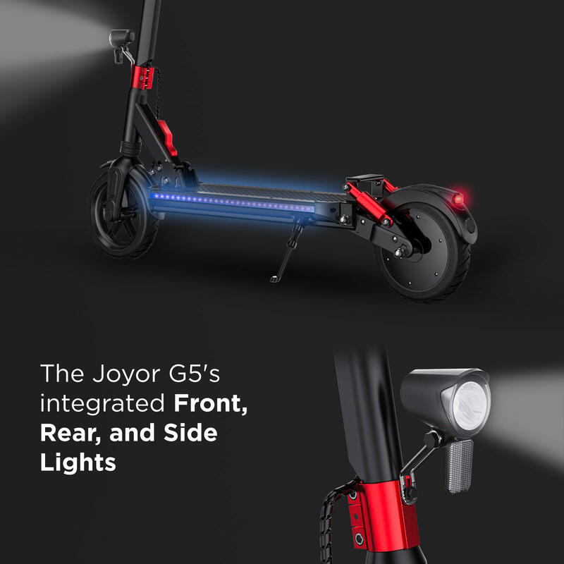 Joyor G5 volwassen elektrische scooter zwart + Helm en voortas
