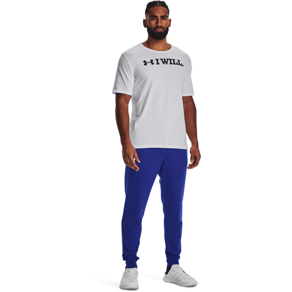 Broek Under Armour Rival Terry, Blauw, Mannen 3/4