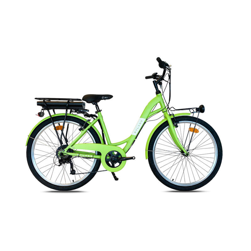 CITY BIKE ELETTRICA 26" ACCESSO FACILITATO E CAMBIO 6V